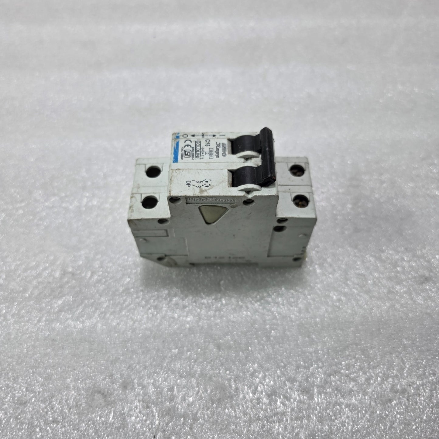 INDO KOPP GOLDLINE C16 2P 16A TYPE C 240/415V 10KA MCB MINIATURE CIRCUIT BREAKER