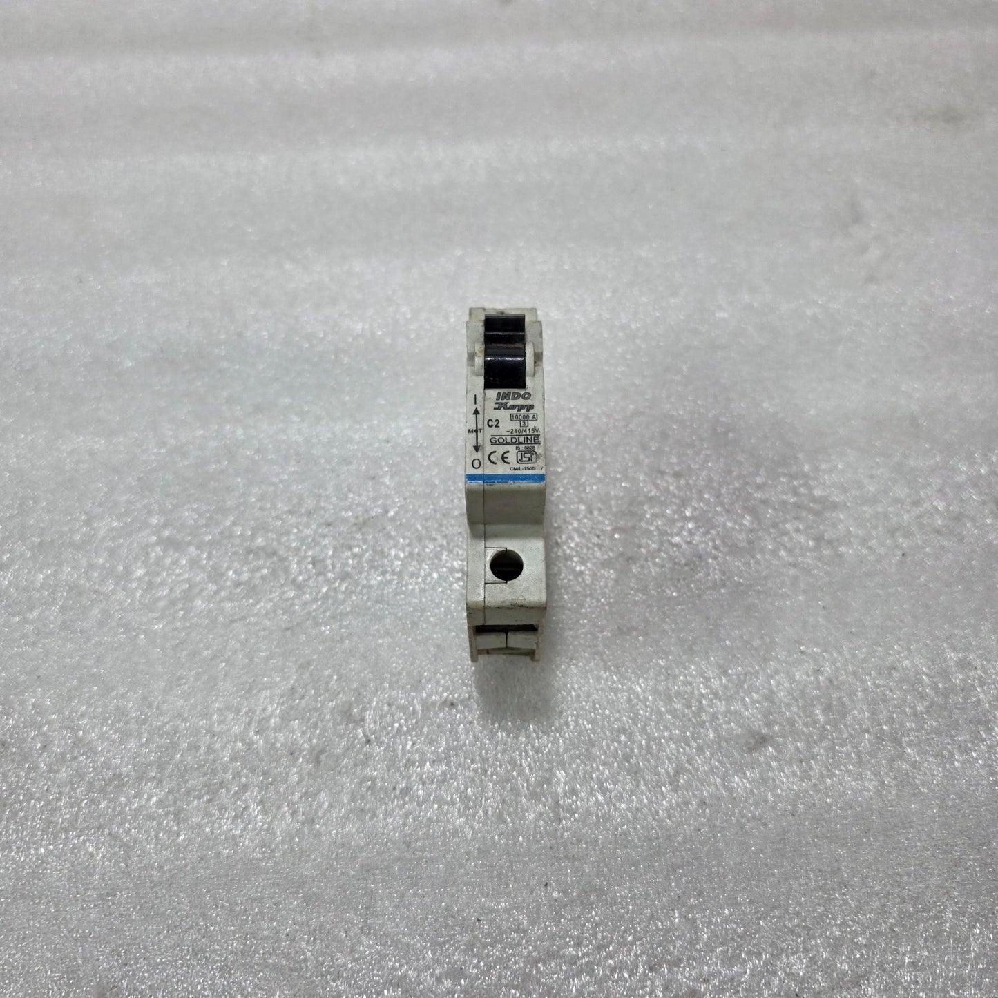 INDO KOPP GOLDLINE 1P 2A CURVE C 240/415V 10KA MCB CIRCUIT BREAKER