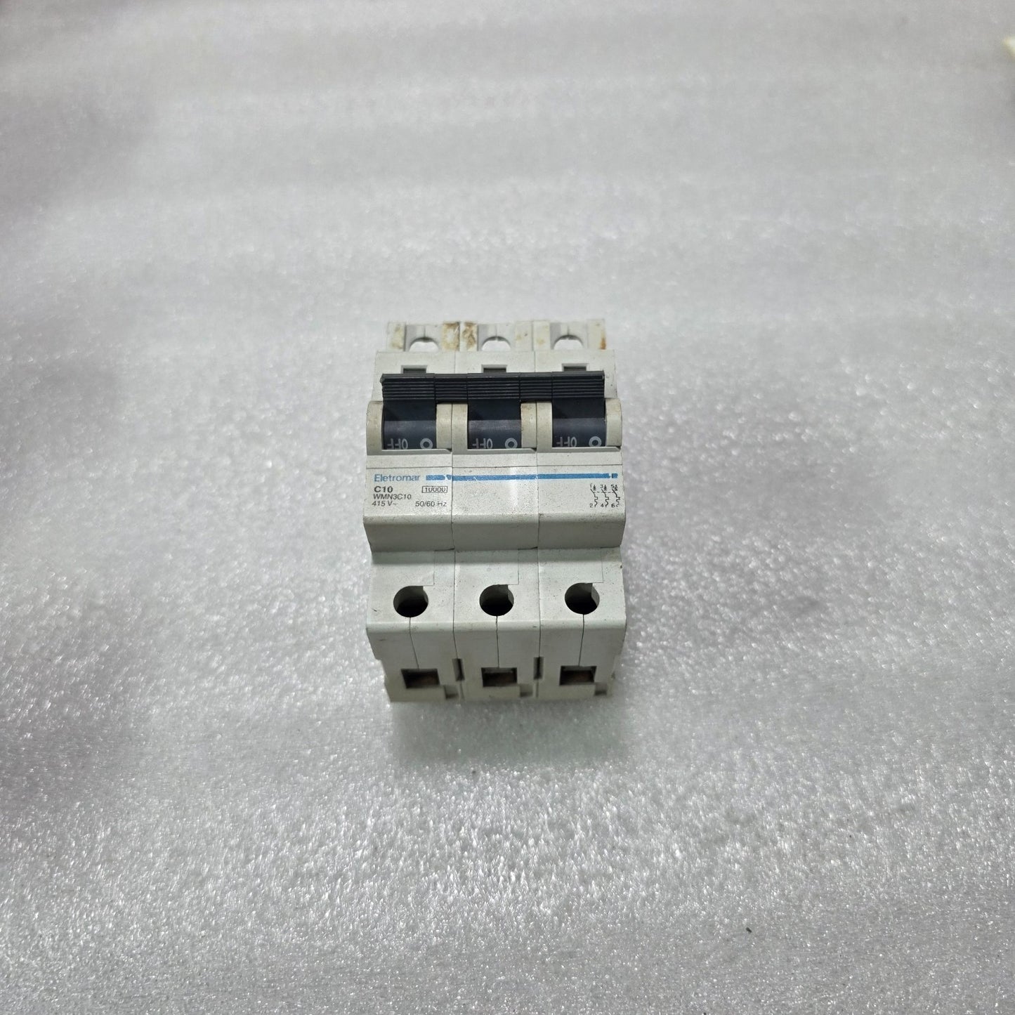 ELETROMAR WMN3C10 3P 10A TYPE C 415V 10KA MCB MINIATURE CIRCUIT BREAKER