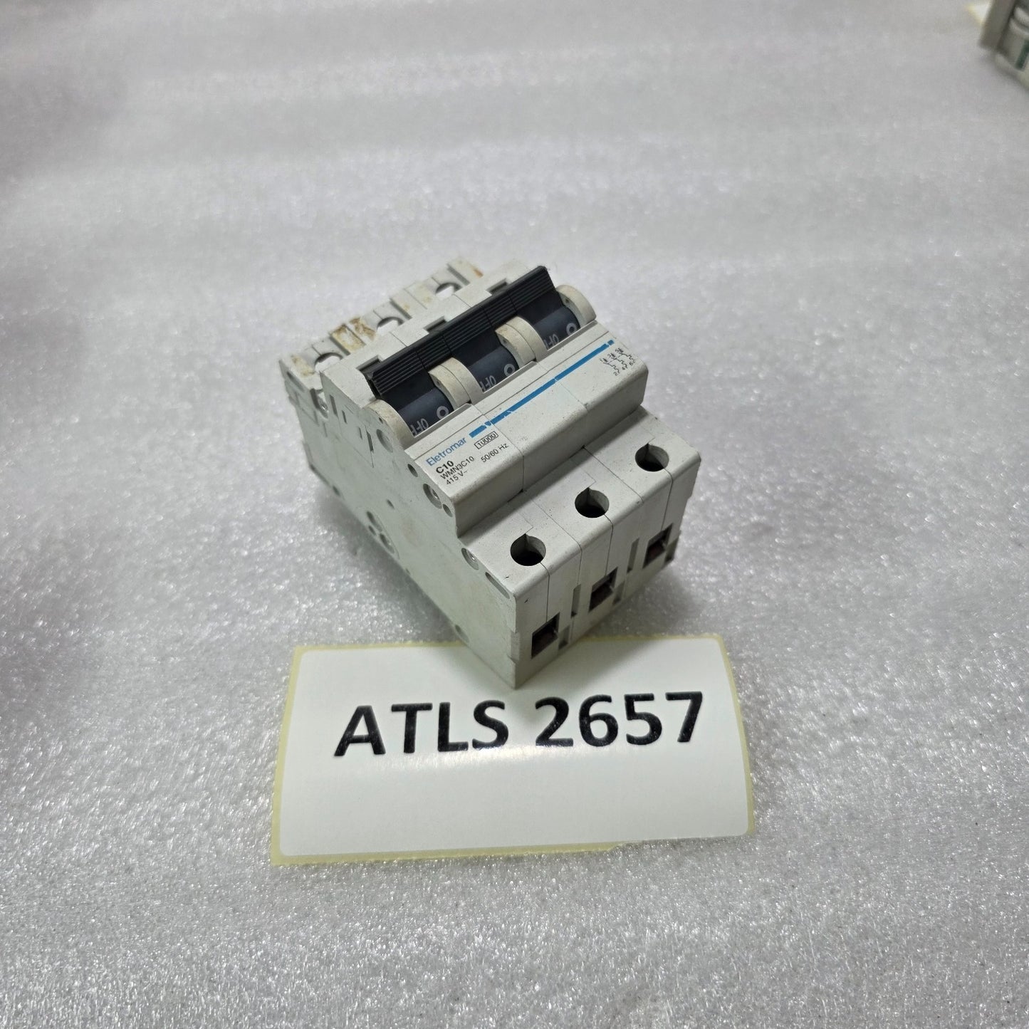 ELETROMAR WMN3C10 3P 10A TYPE C 415V 10KA MCB MINIATURE CIRCUIT BREAKER