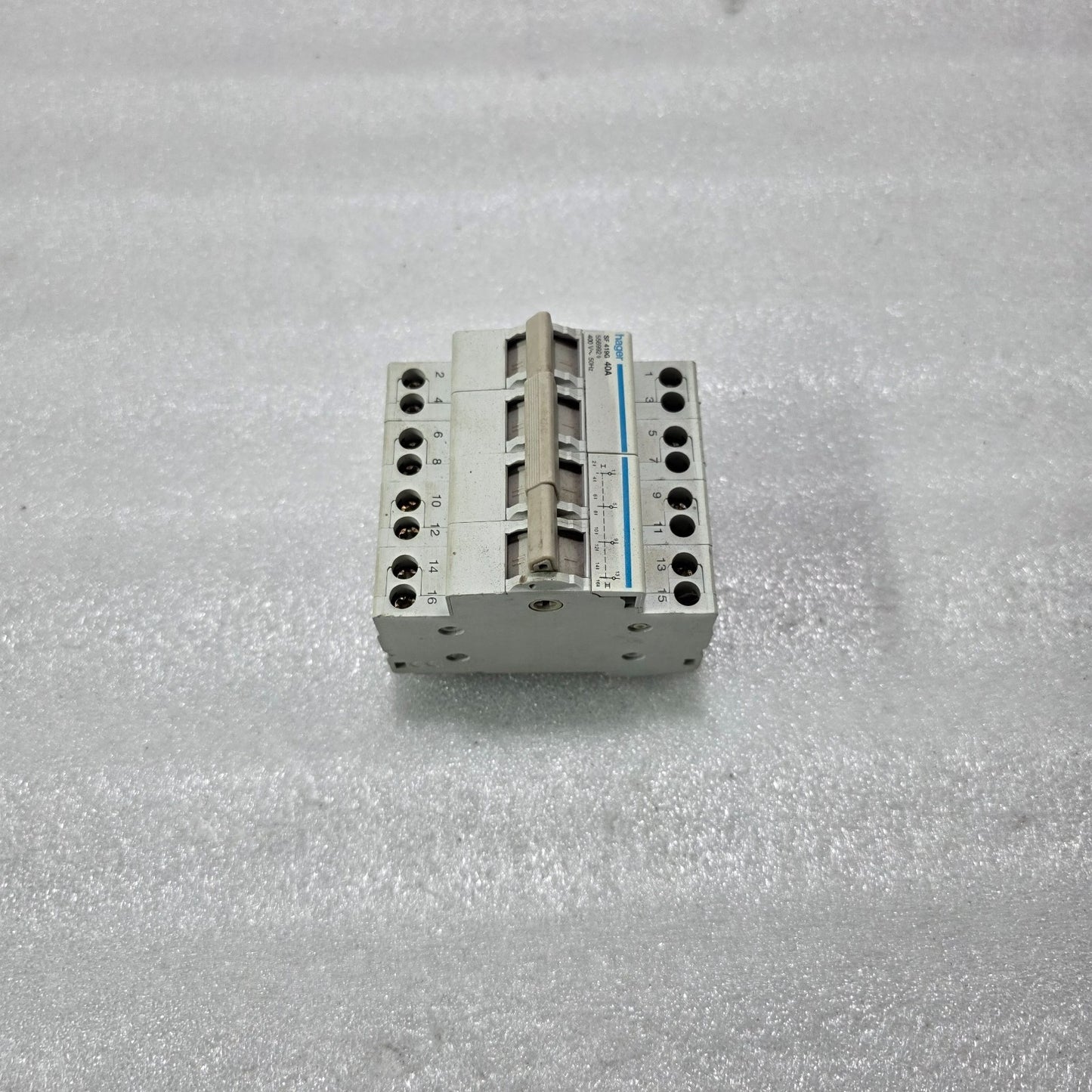 HAGER SF419G 8P 40A 400V 50HZ MODULAR SWITCH DISCONNECTOR ISOLATOR