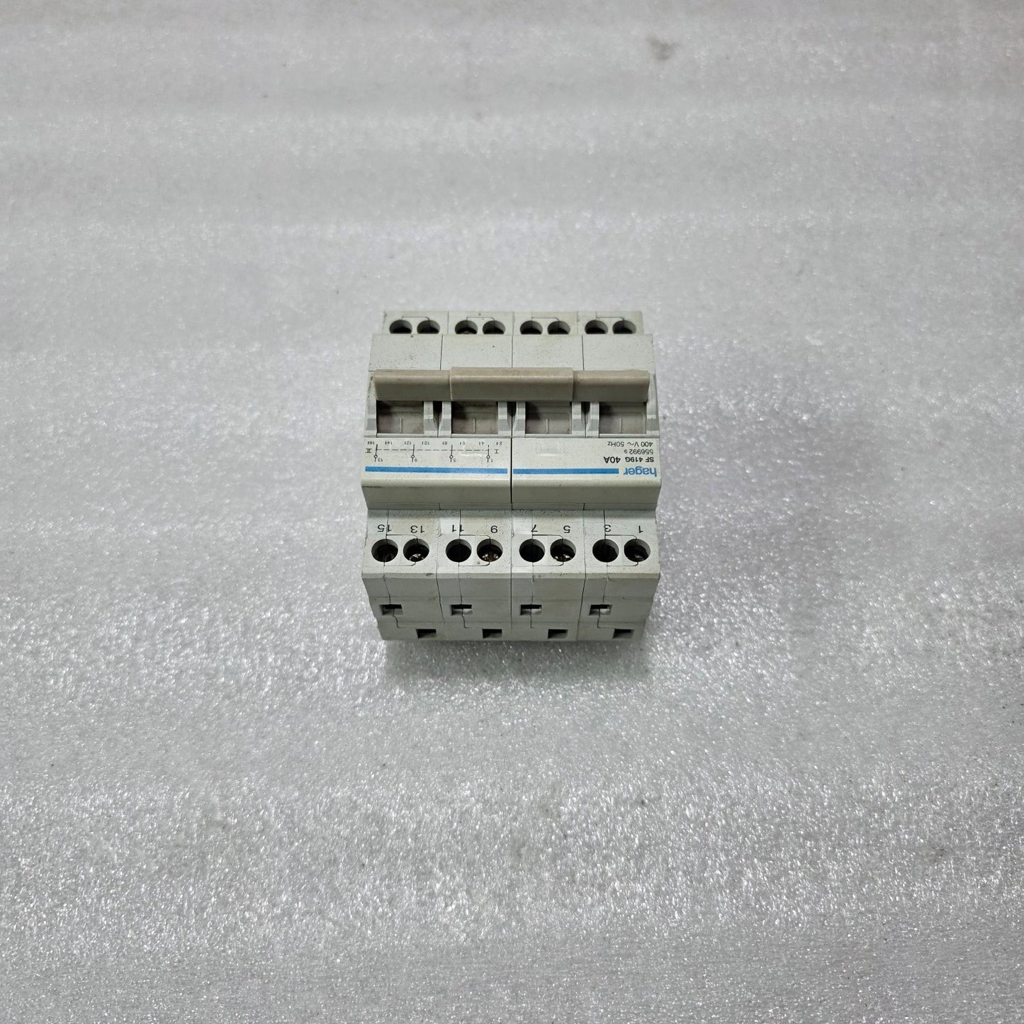 HAGER SF419G 8P 40A 400V 50HZ MODULAR SWITCH DISCONNECTOR ISOLATOR
