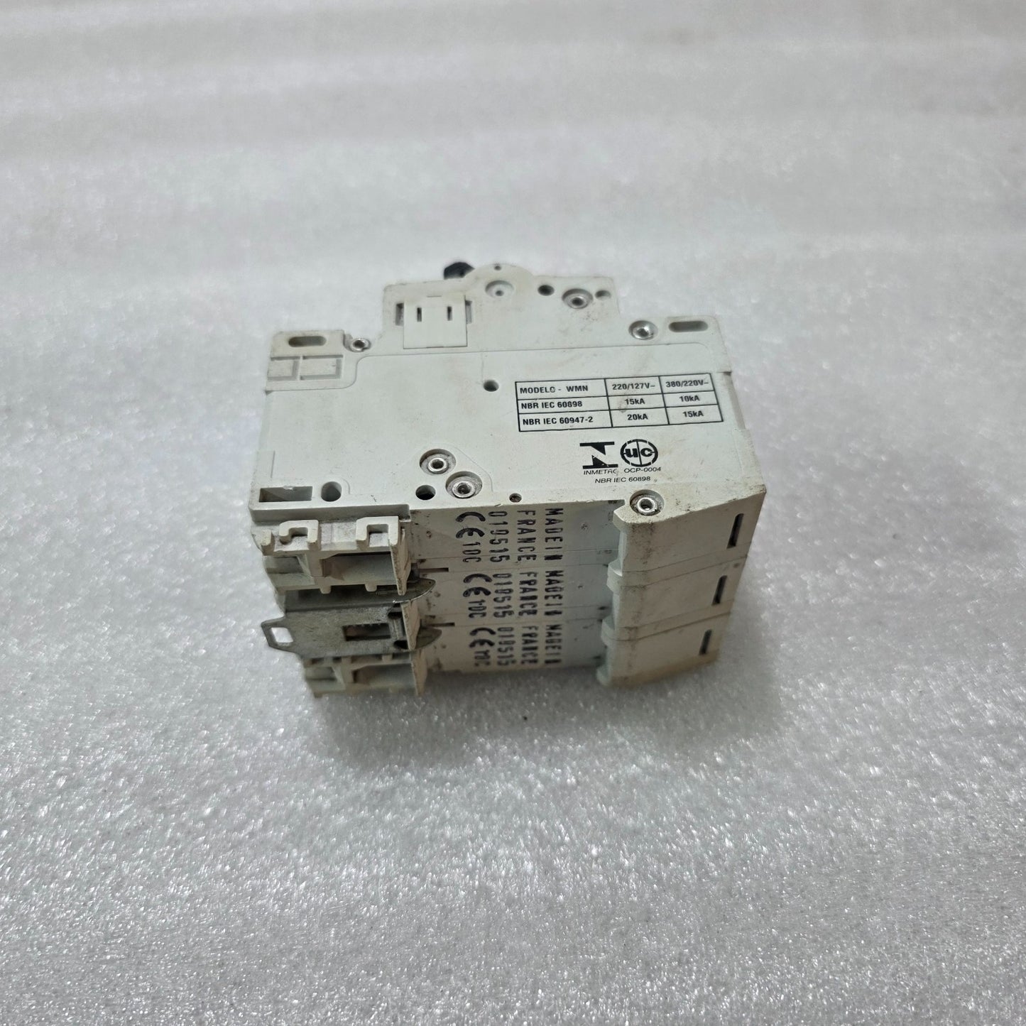 ELETROMAR WMN3C10 3P TRIPLE POLE 10A MINIATURE CIRCUIT BREAKER MCB 415V 10KA