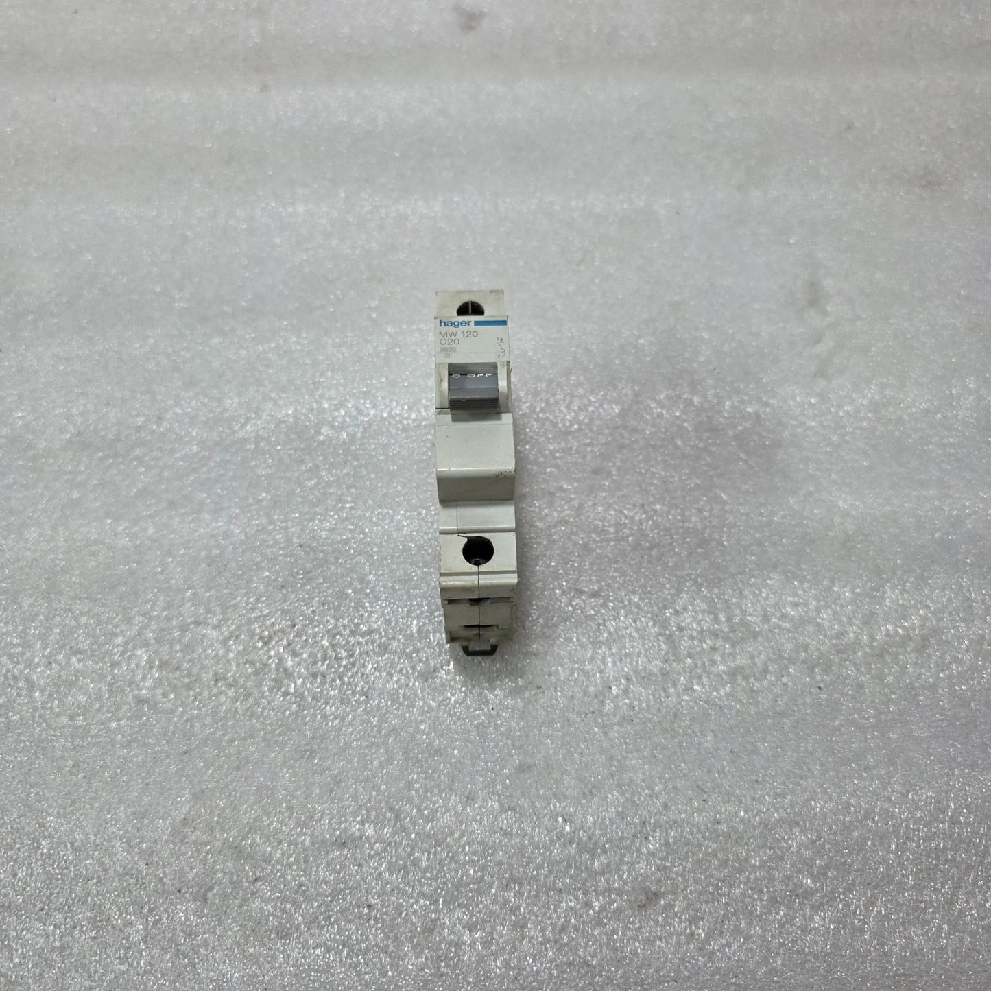 HAGER MW120 1P 20A CURVE C MCB CIRCUIT BREAKER
