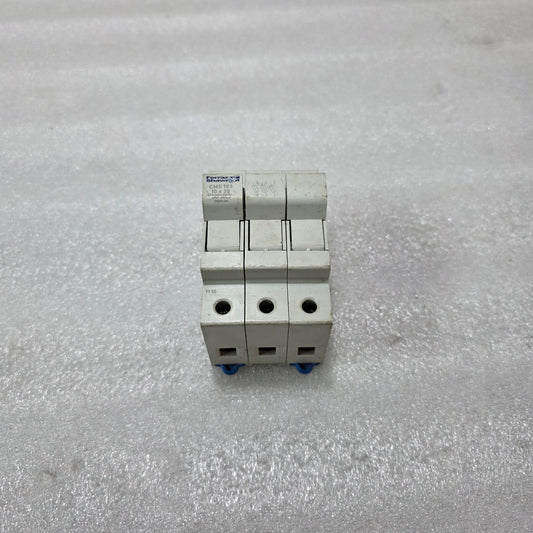 FERRAZ SHAWMUT MODULO R CMS103 3P 32A 690V 10X38MM DIN RAIL FUSE HOLDER