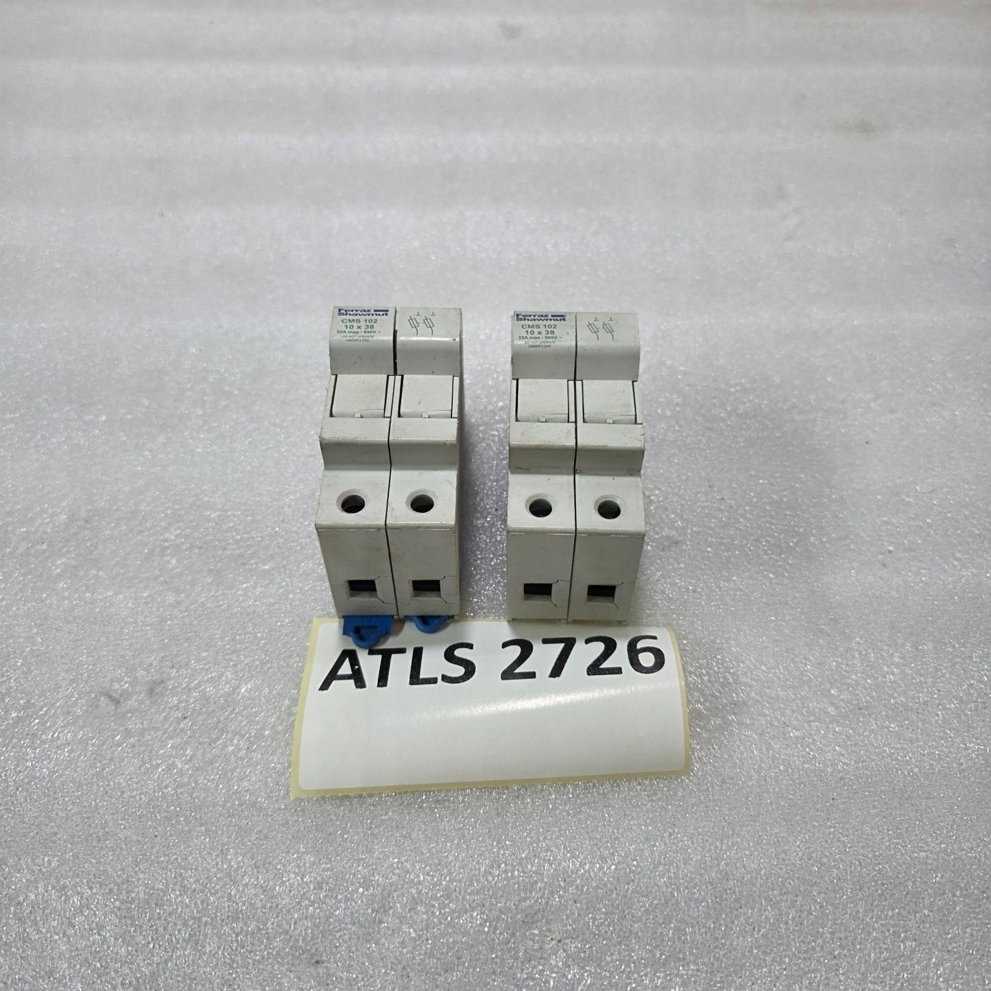 FERRAZ SHAWMUT MODULO R CMS102 2P 32A 690V 10X38MM DIN RAIL FUSE HOLDER