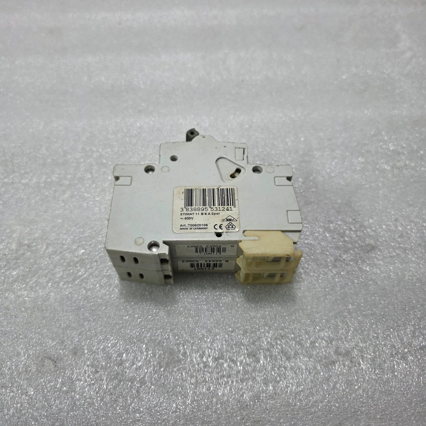 ETI ETIMAT 11 B6 2P 6A TYPE B 400V 10KA MCB MINIATURE CIRCUIT BREAKER