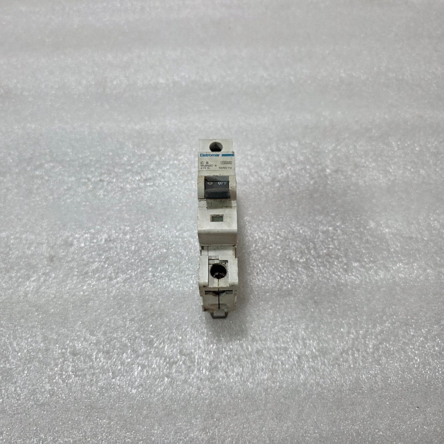 ELETROMAR WMN3C6 1P SINGLE POLE 6A MINIATURE CIRCUIT BREAKER MCB 415V 10KA