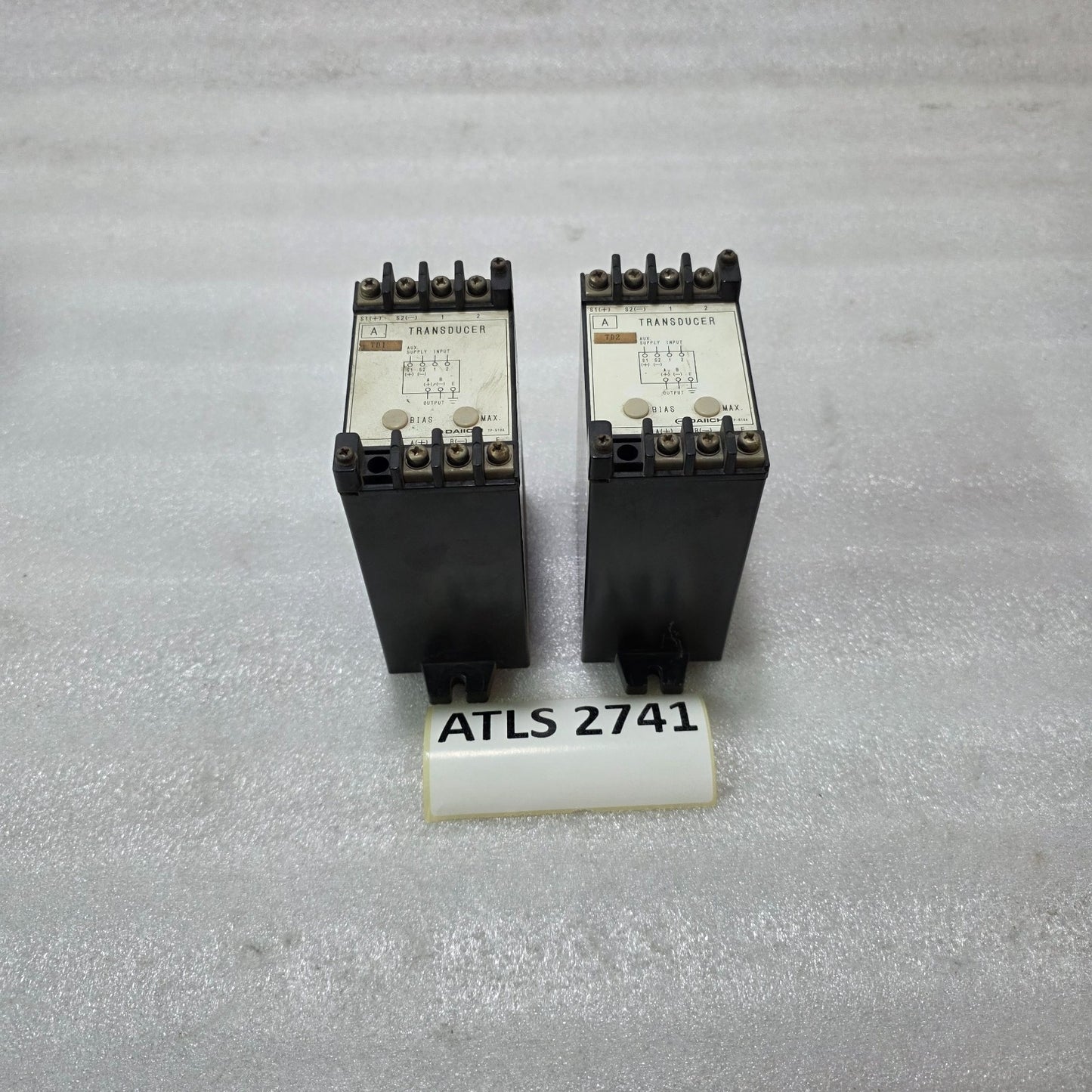 DAIICHI ATT2-82A CURRENT TRANSDUCER AC 0-10A INPUT DC 4-20MA OUTPUT