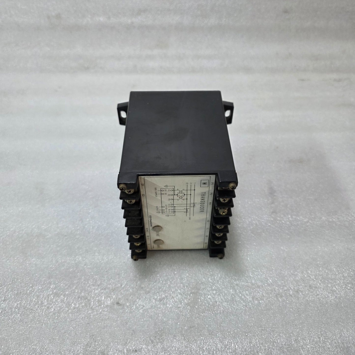 DAIICHI WTT2-83A-33 THREE PHASE WATT TRANSDUCER 0-500KW 4-20MA 440V PT 1000/5A C