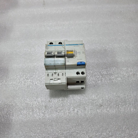 HAGER ADC225Y 2P 25A TYPE C 230V 10KA MCB RCD COMBINED UNIT RCBO ASSEMBLY 30MA A