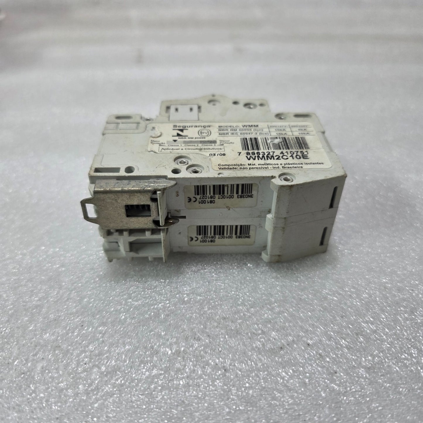 ELETROMAR WMN2C10 2P 10A TYPE C 6KA MINIATURE CIRCUIT BREAKER