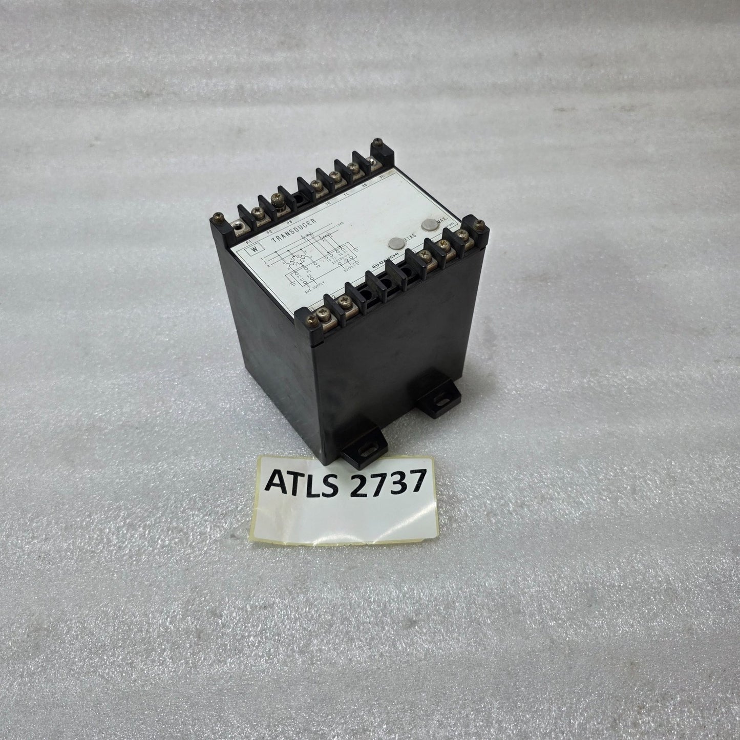 DAIICHI WTT2-83A-33 THREE PHASE WATT TRANSDUCER 0-500KW 4-20MA 440V PT 1000/5A C