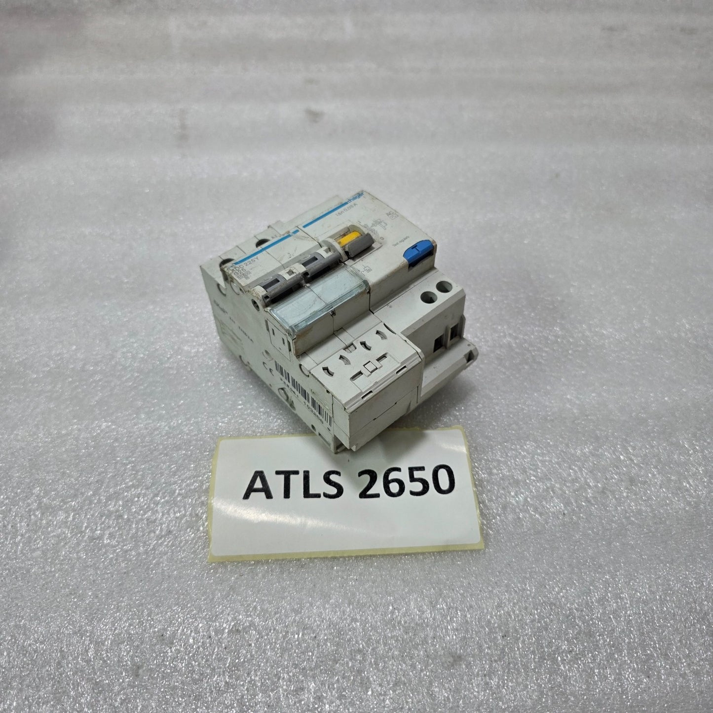 HAGER ADC225Y 2P 25A TYPE C 230V 10KA MCB RCD COMBINED UNIT RCBO ASSEMBLY 30MA A
