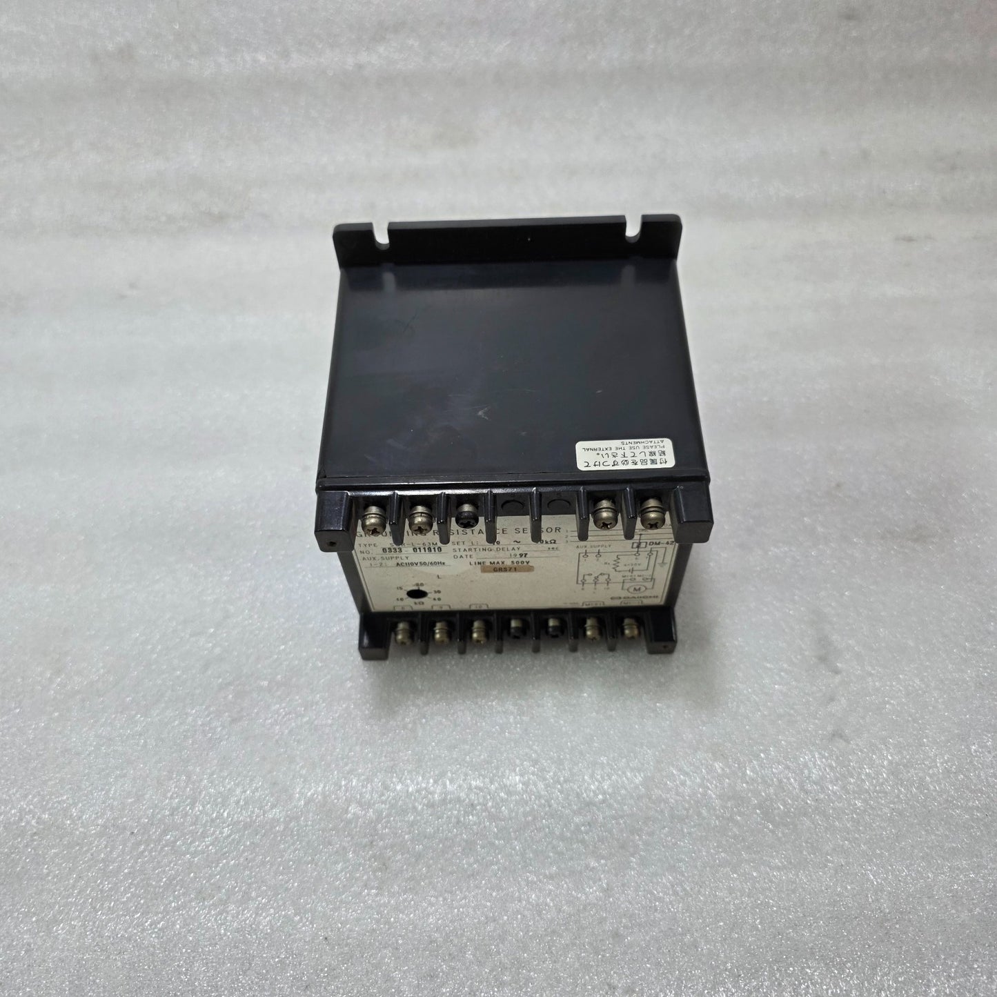DAIICHI SGR-L-63M GROUNDING RESISTANCE SENSOR 10-40KΩ 500V AC110V