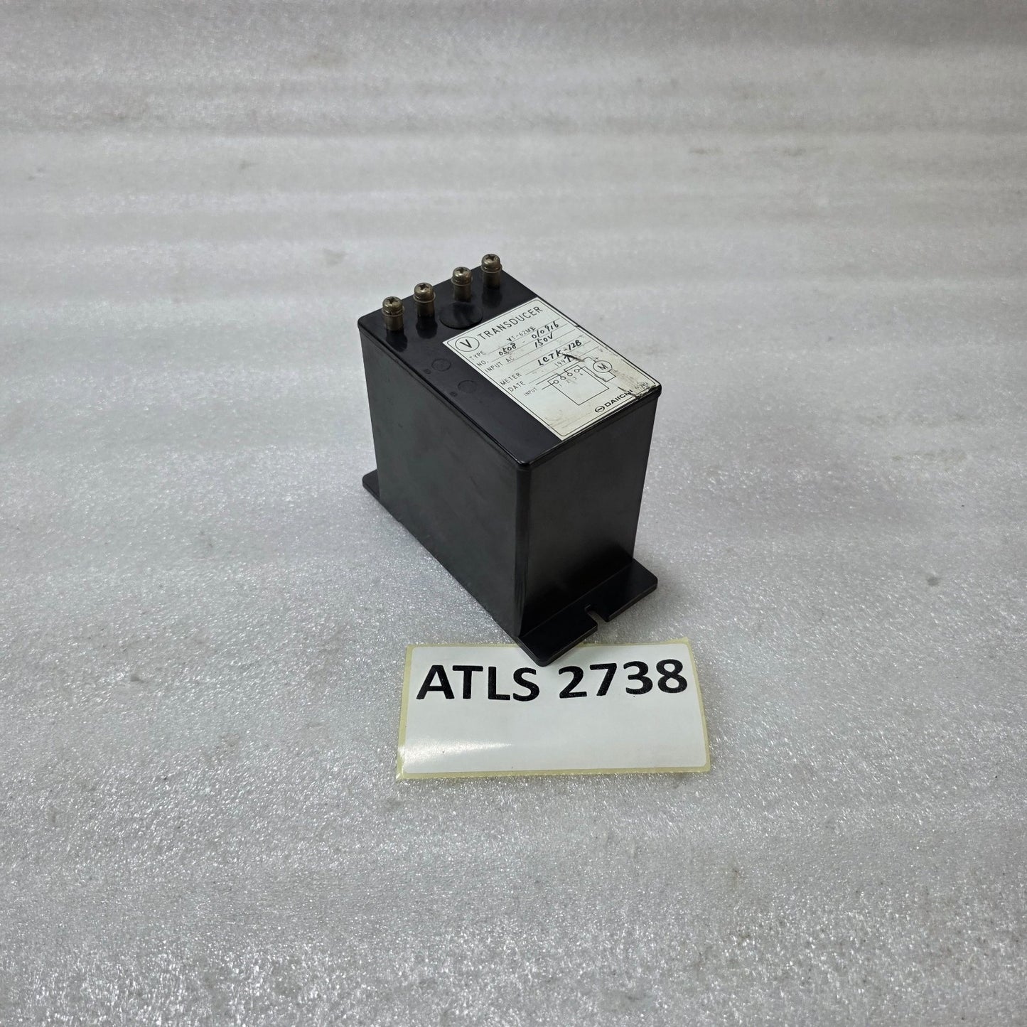 DAIICHI VT-62ME AC VOLTAGE TRANSDUCER 150V INPUT LCTK-12B