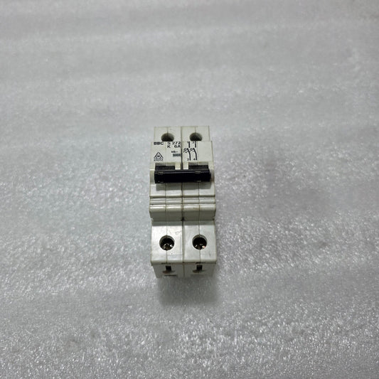 BBC STOTZ S272 K6A 2P 6A TYPE K 415V 6KA MCB MINIATURE CIRCUIT BREAKER