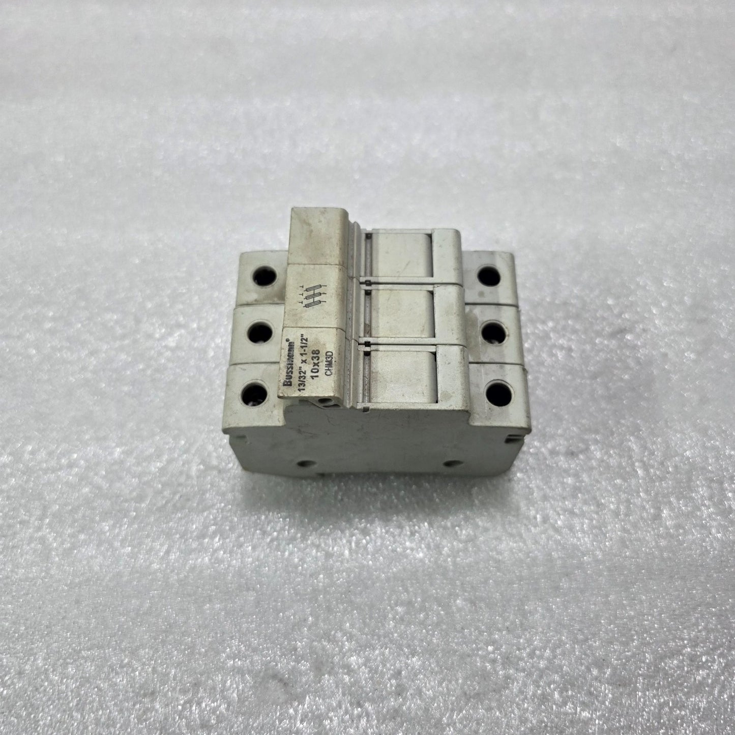 BUSSMANN CHM3D 3P 32A 690V 10X38MM DIN RAIL FUSE HOLDER