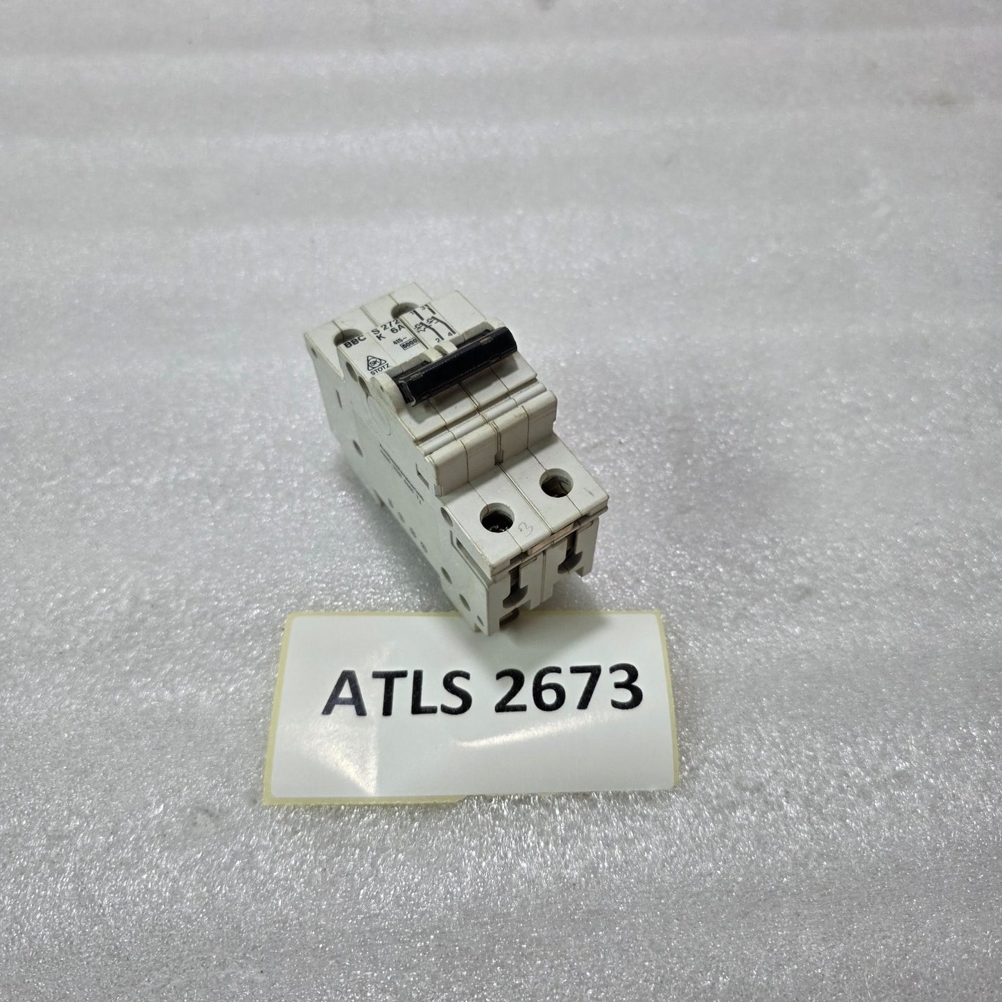 BBC STOTZ S272 K6A 2P 6A TYPE K 415V 6KA MCB MINIATURE CIRCUIT BREAKER