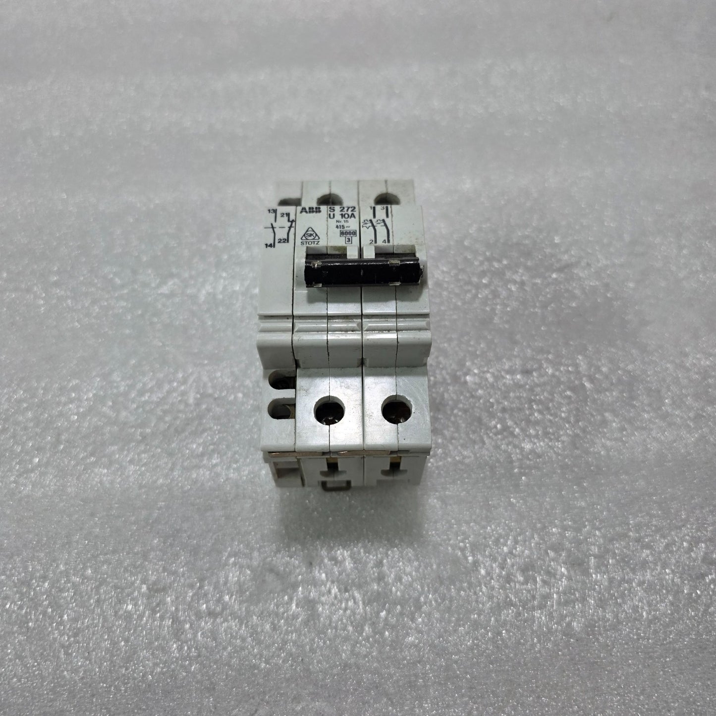 ABB STOTZ S272 U10A 2P 10A TYPE U 415V 6KA MCB MINIATURE CIRCUIT BREAKER