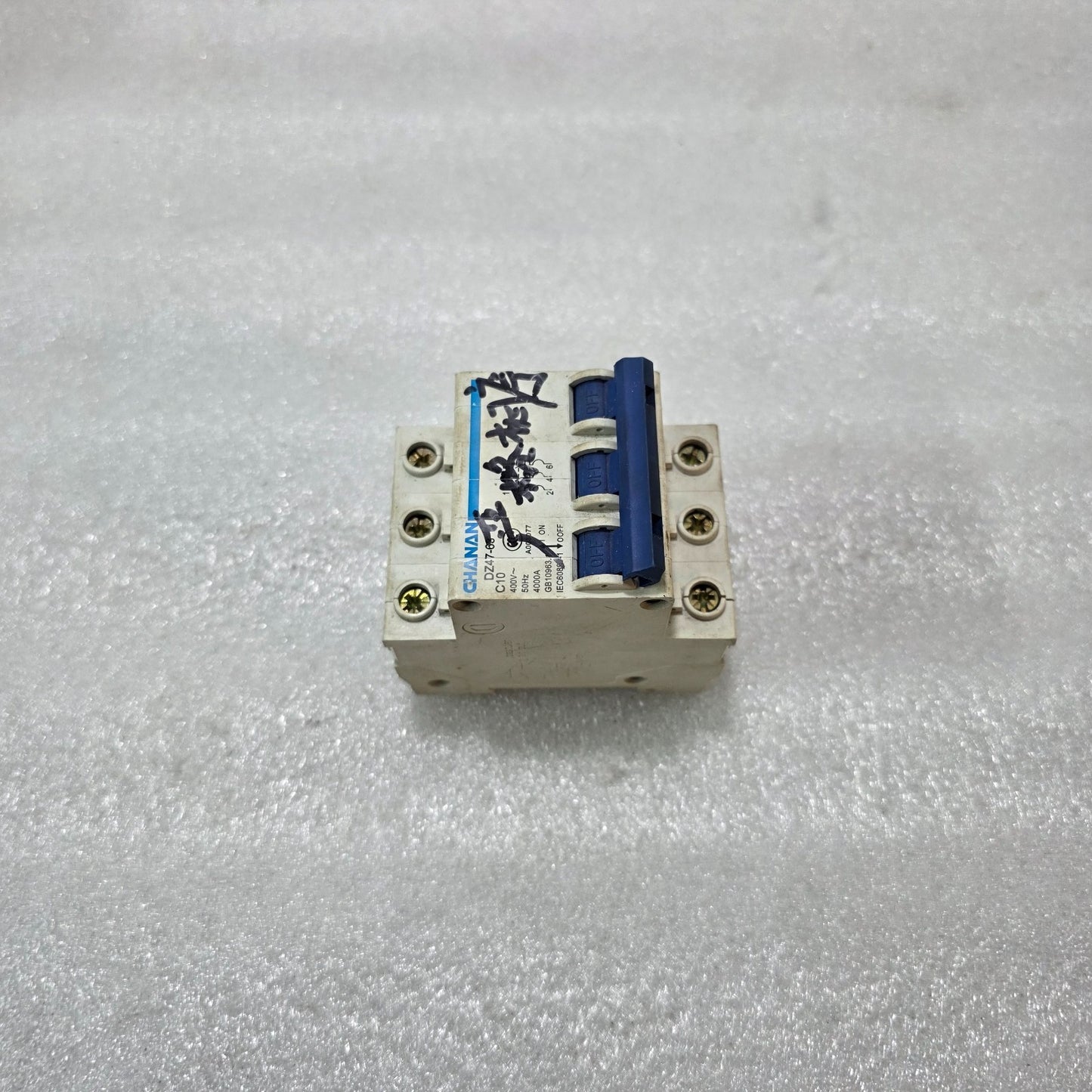 CHANAN DZ47-63 3P 10A CURVE C 400V 4KA MCB CIRCUIT BREAKER