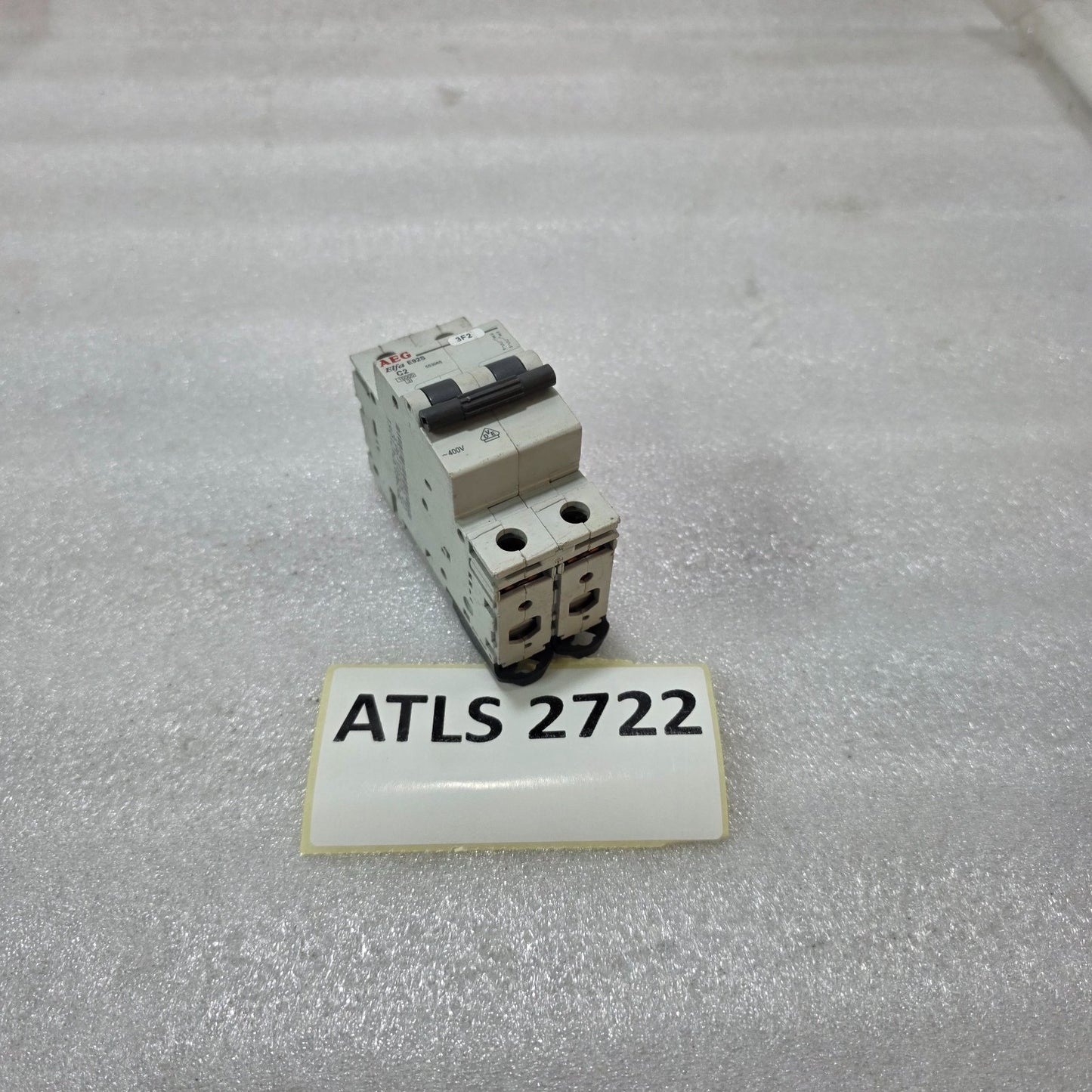 AEG ELFA E92S 2P 2A CURVE C 400V 10KA MCB CIRCUIT BREAKER