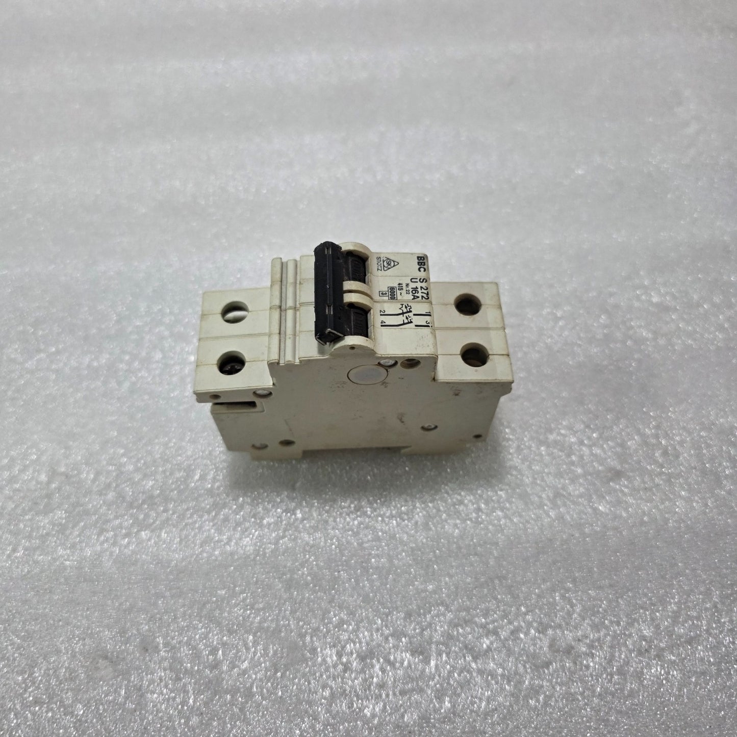 BBC STOTZ S272 U16A 2P 16A TYPE U 415V 6KA MCB MINIATURE CIRCUIT BREAKER