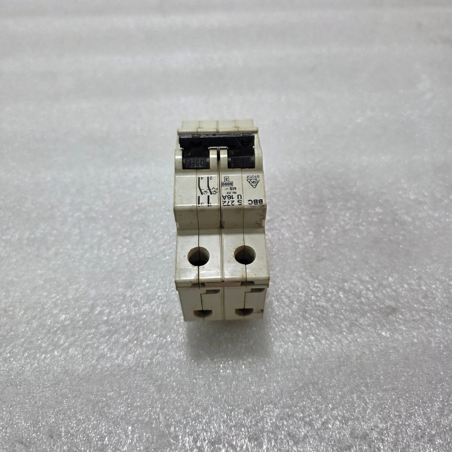 BBC STOTZ S272 U16A 2P 16A TYPE U 415V 6KA MCB MINIATURE CIRCUIT BREAKER