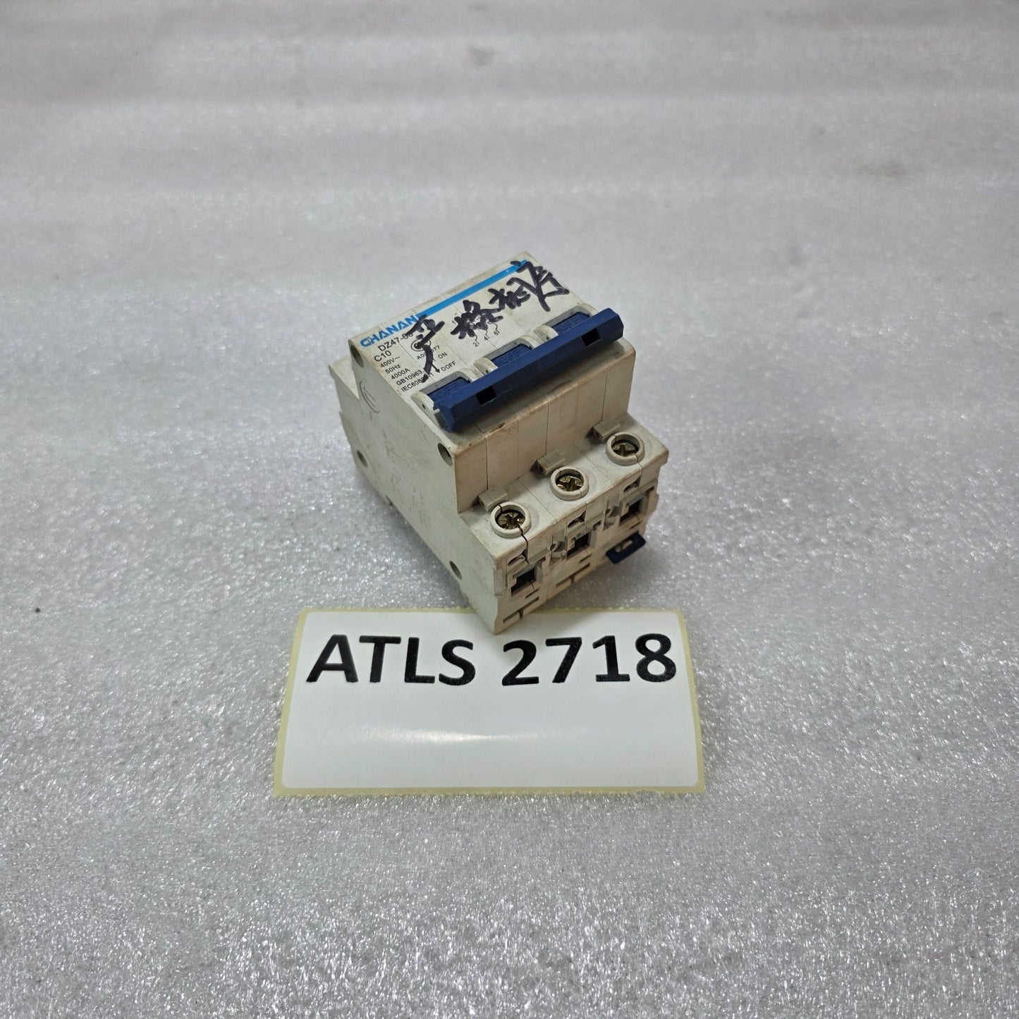 CHANAN DZ47-63 3P 10A CURVE C 400V 4KA MCB CIRCUIT BREAKER
