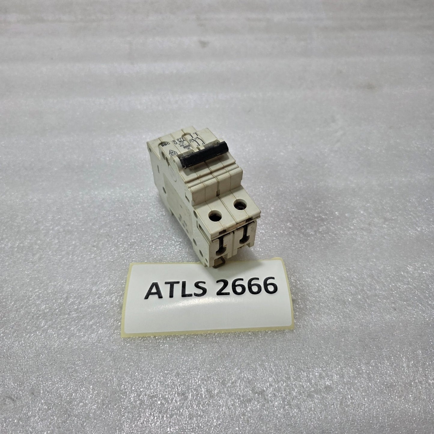 BBC STOTZ S272 U16A 2P 16A TYPE U 415V 6KA MCB MINIATURE CIRCUIT BREAKER
