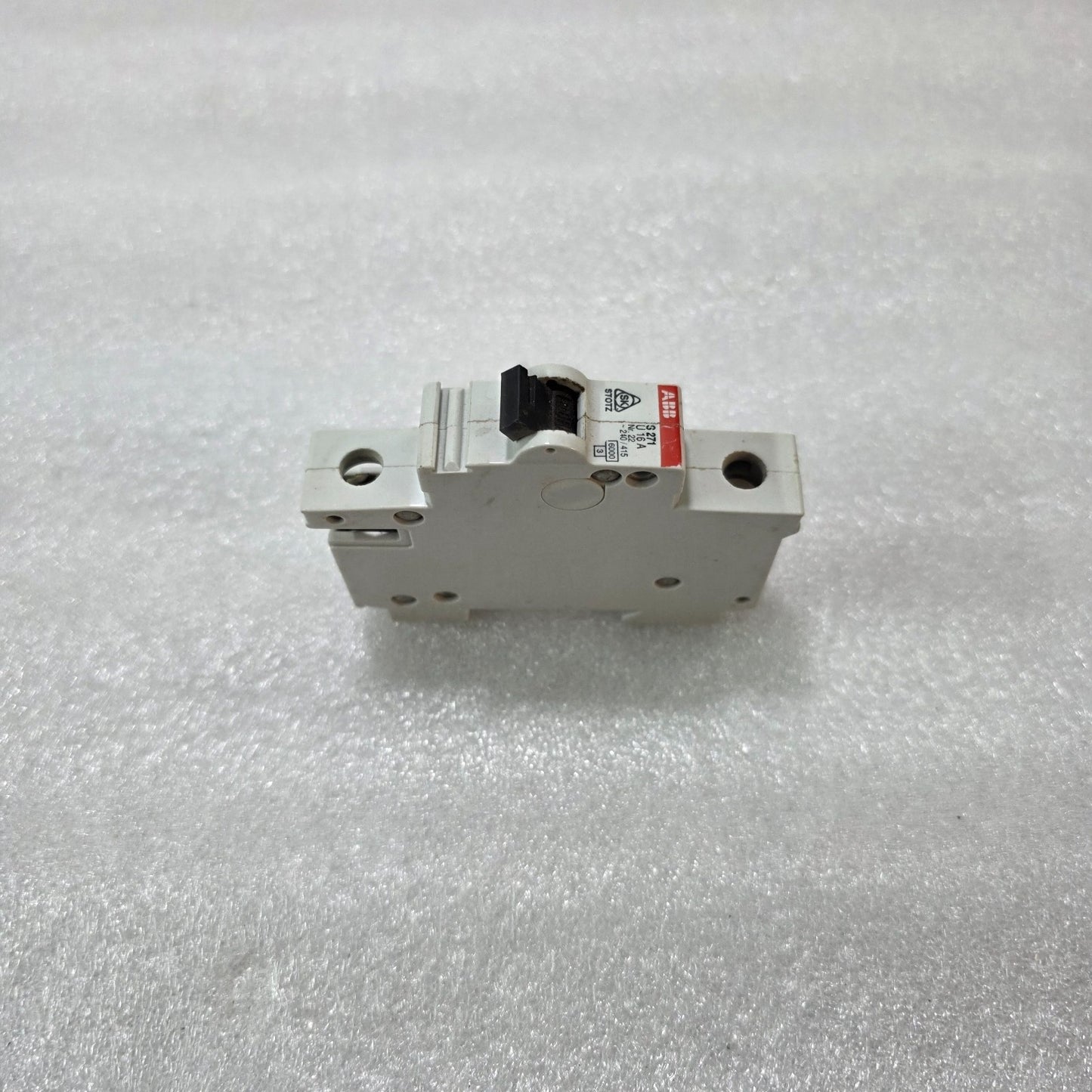 ABB S271 U16A 1P SINGLE POLE 16A MINIATURE CIRCUIT BREAKER MCB 240/415V 6KA