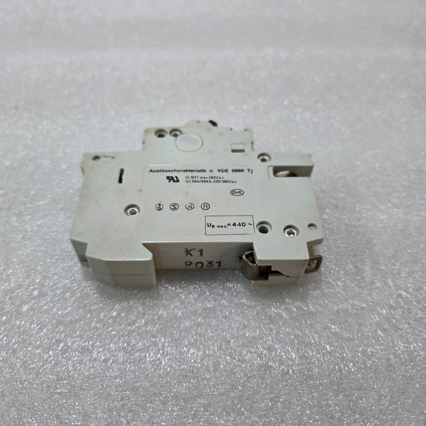 ABB S271 K1A 1P SINGLE POLE 1A MINIATURE CIRCUIT BREAKER MCB 240/415V 6KA
