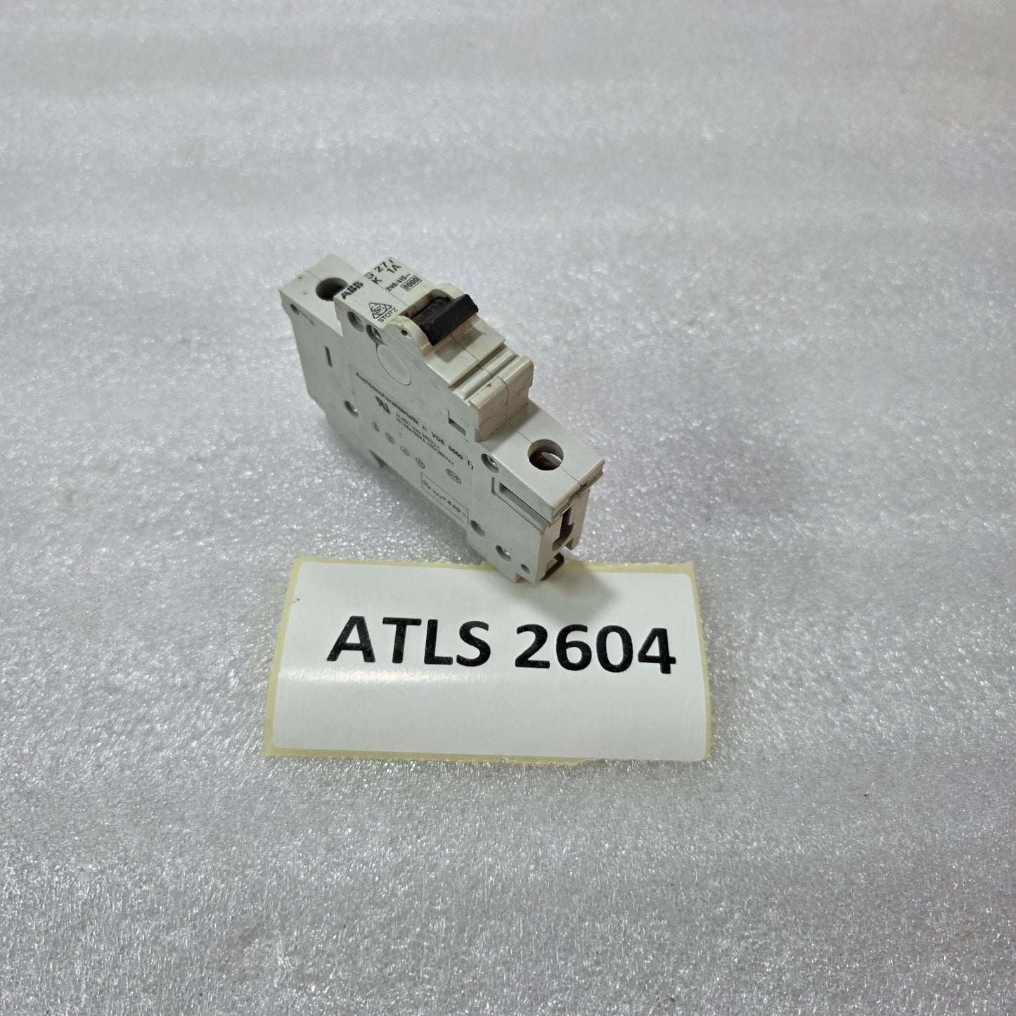 ABB S271 K1A 1P SINGLE POLE 1A MINIATURE CIRCUIT BREAKER MCB 240/415V 6KA