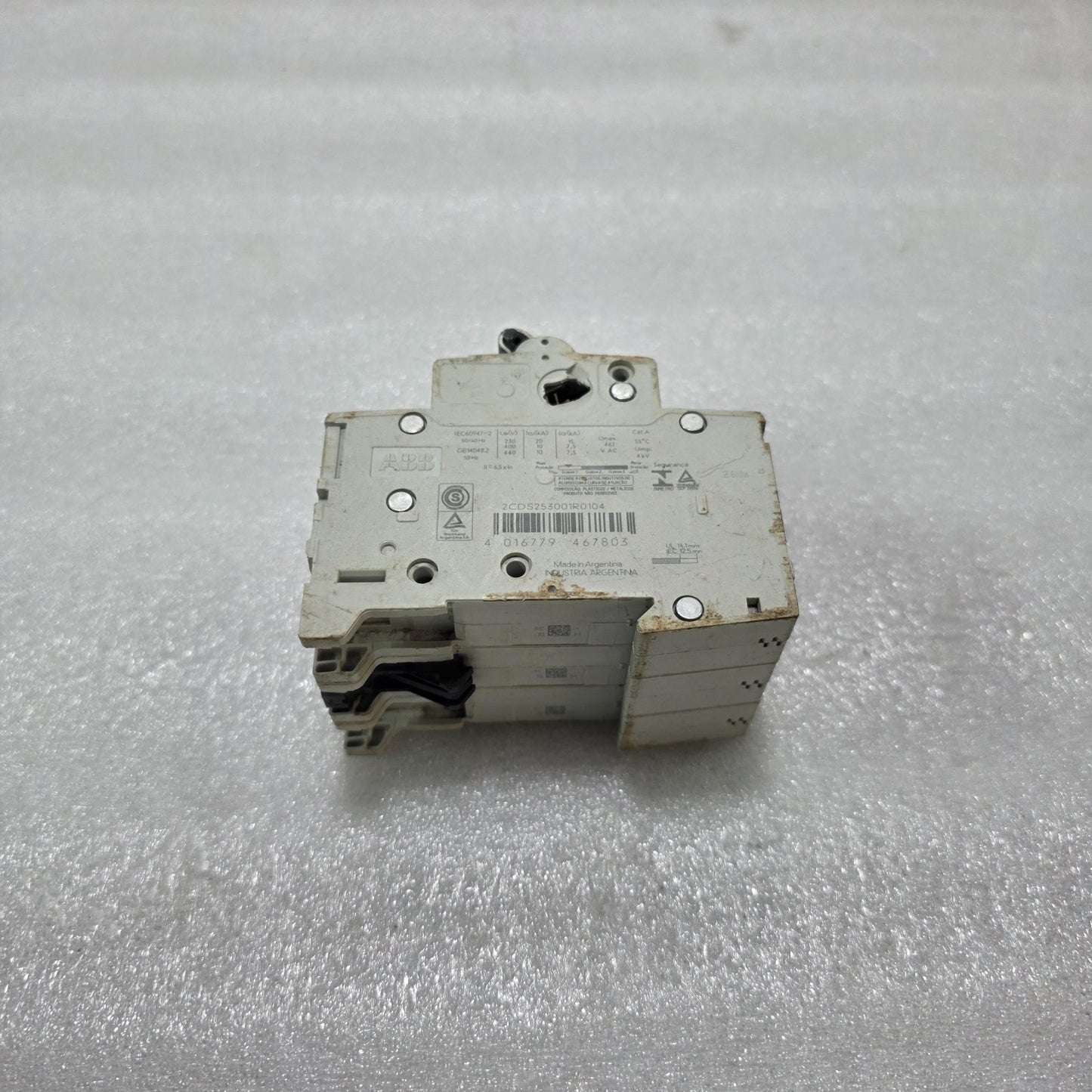 ABB S203 C10 3P 10A TYPE C 400V 6KA MCB MINIATURE CIRCUIT BREAKER