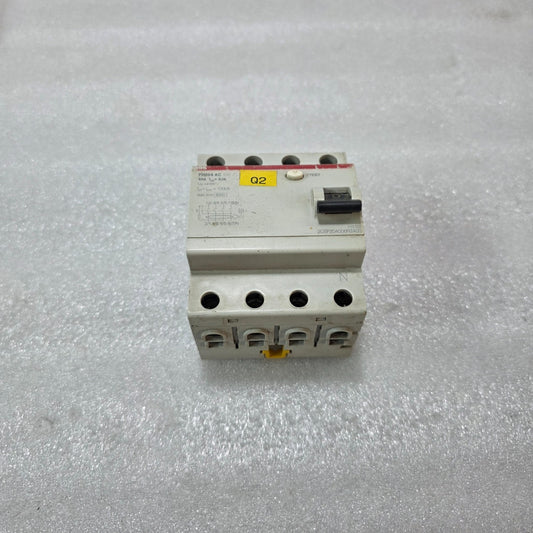 ABB FH204 AC 4P 40A 100MA 415V 6KA RCCB RESIDUAL CURRENT CIRCUIT BREAKER