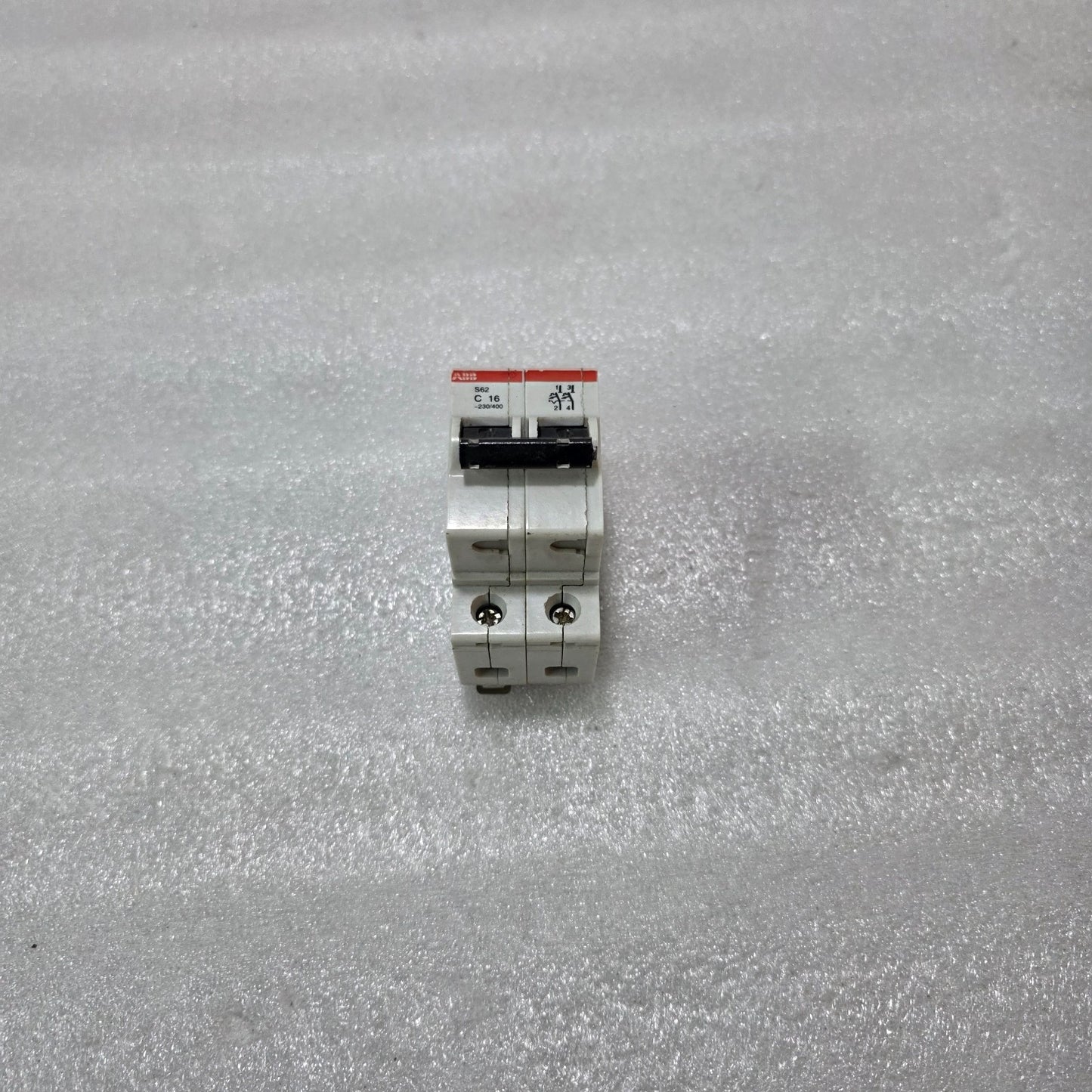 ABB S62 C16 2P 16A TYPE C 230/400V 6KA MCB MINIATURE CIRCUIT BREAKER
