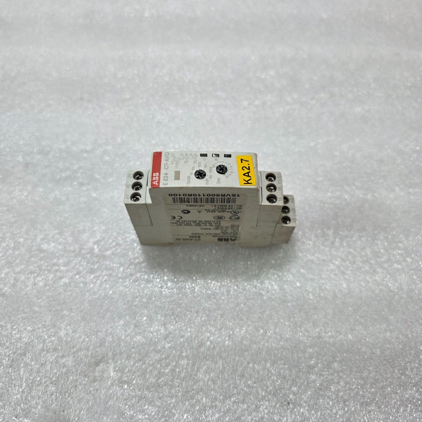 ABB E234 CT-AHD 1SVR500110R0100 ON-DELAY TIMER RELAY MULTIFUNCTION 0.1S-100H