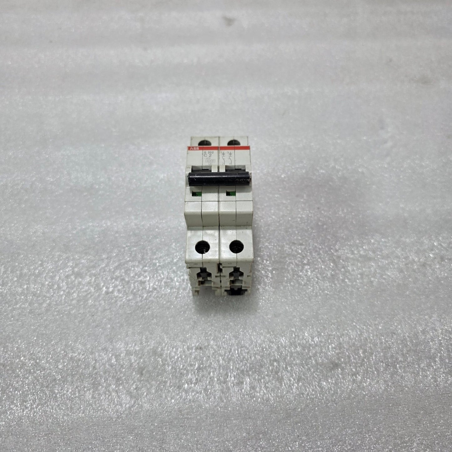 ABB S202 C2 2P 2A TYPE C 400V 6KA MCB MINIATURE CIRCUIT BREAKER