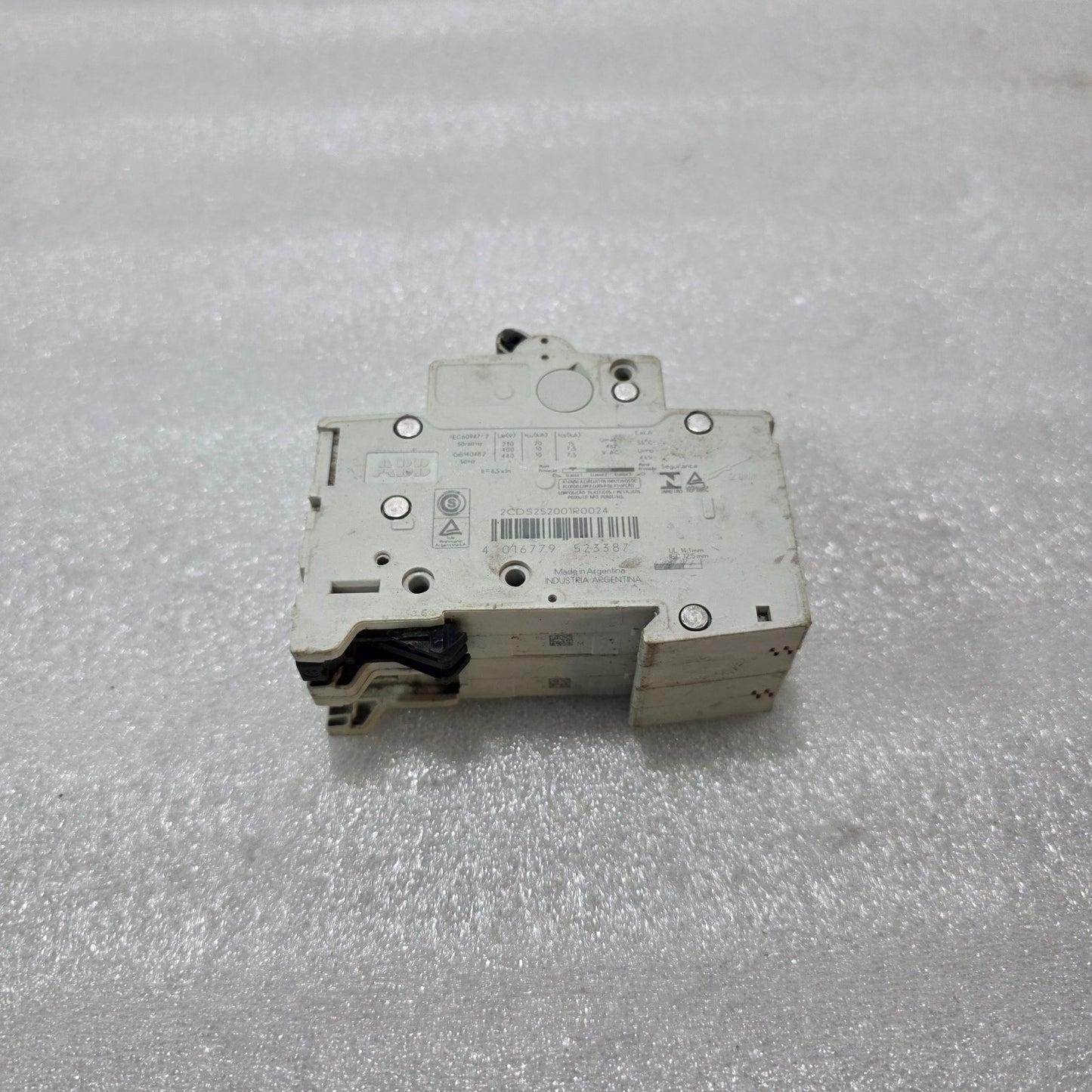 ABB S202 C2 2P 2A TYPE C 400V 6KA MCB MINIATURE CIRCUIT BREAKER