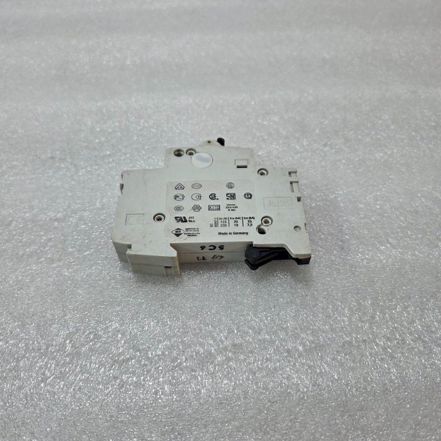 ABB S201 C6 1P SINGLE POLE 6A MINIATURE CIRCUIT BREAKER MCB 230/400V 6KA
