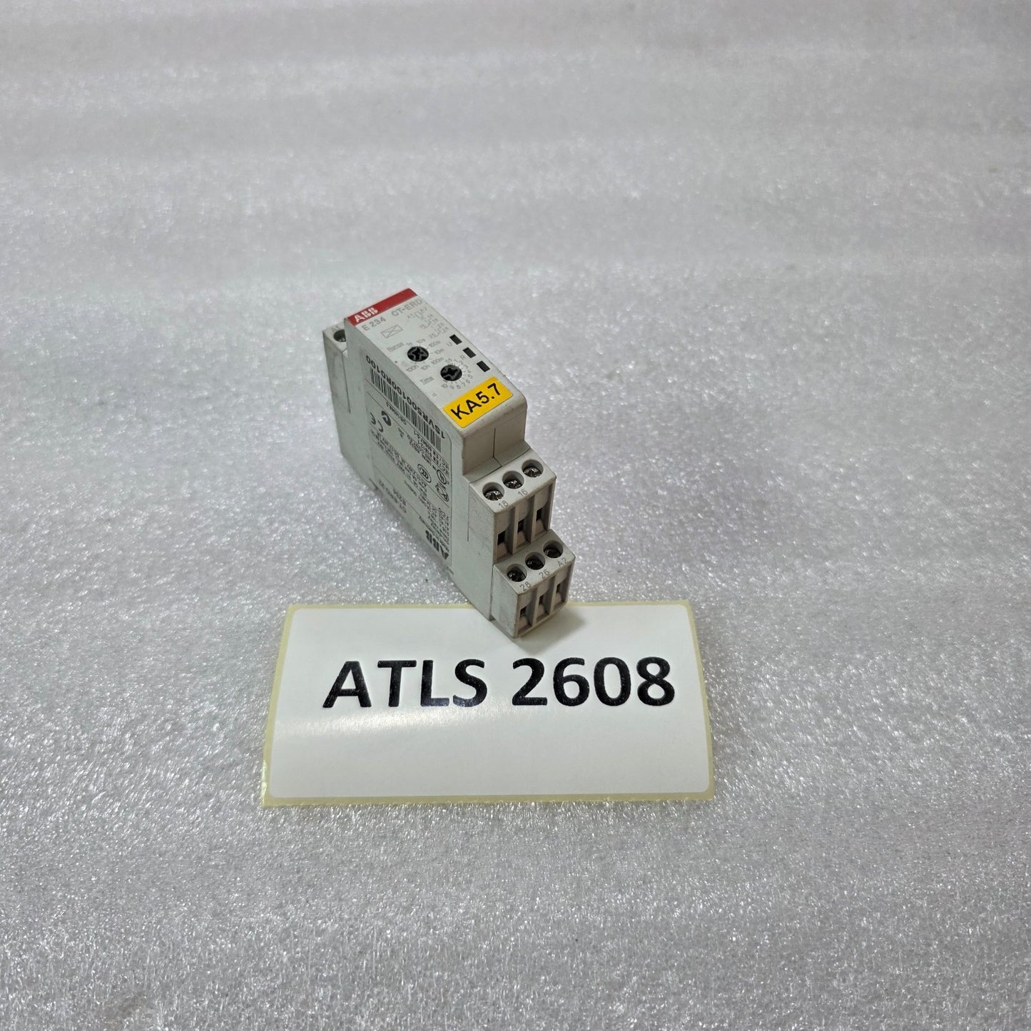 ABB E234 CT-ERD.22 1SVR500100R0100 DIN RAIL ON-DELAY TIMER RELAY 2C/O 24-240V AC