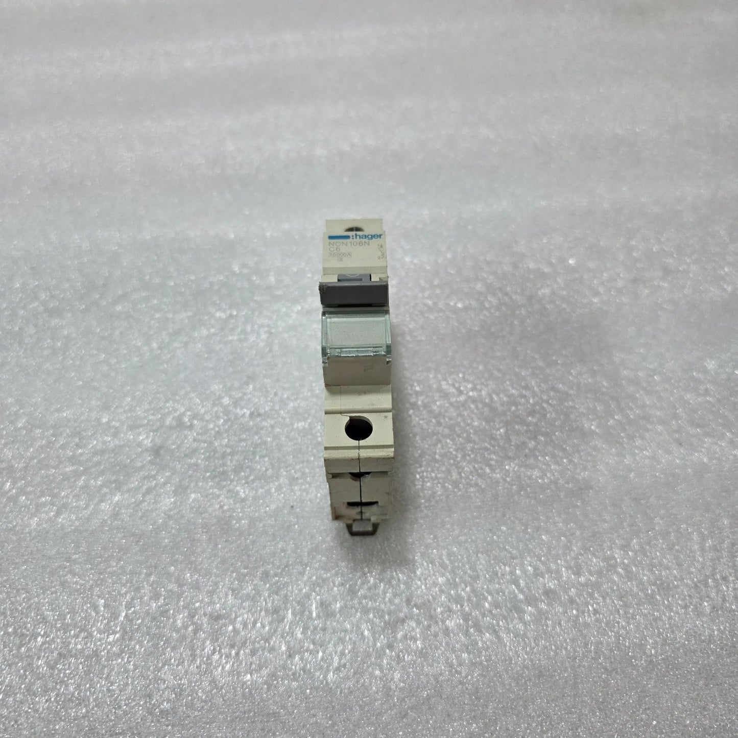 HAGER NCN106N 6A 1-POLE TYPE C MCB 10kA INDUSTRIAL CIRCUIT BREAKER