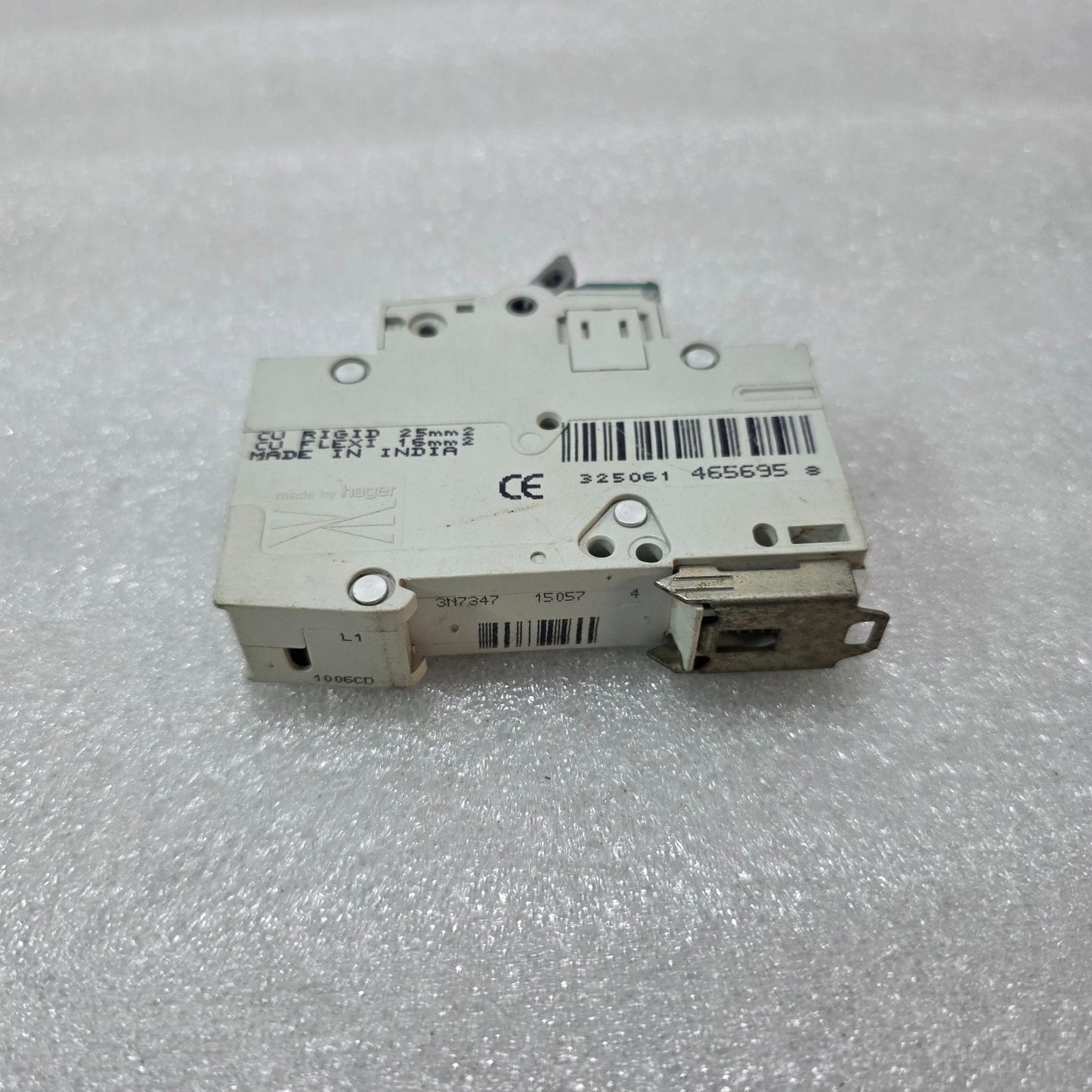 HAGER NCN106N 6A 1-POLE TYPE C MCB 10kA INDUSTRIAL CIRCUIT BREAKER