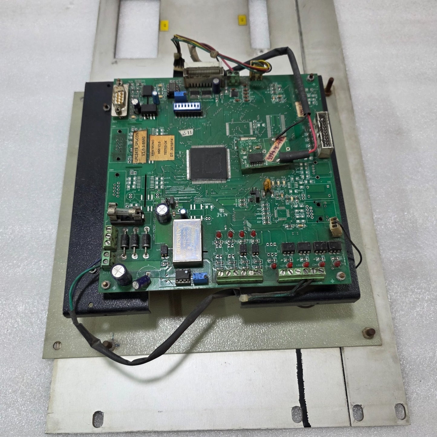 BARMAG ELECTRONIC HMI OPERATOR PANEL LPC2478_SPLCON ASM MONO LCD TEXTILE MACHINE