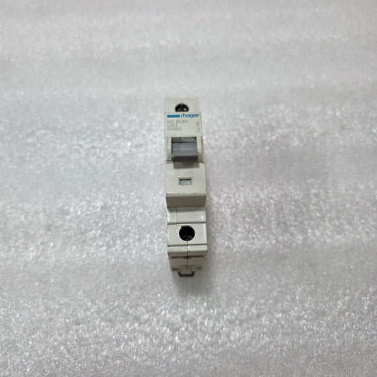 HAGER NC163N 63A 1-POLE TYPE C MCB 230V 10KA DIN RAIL MINIATURE CIRCUIT BREAKER