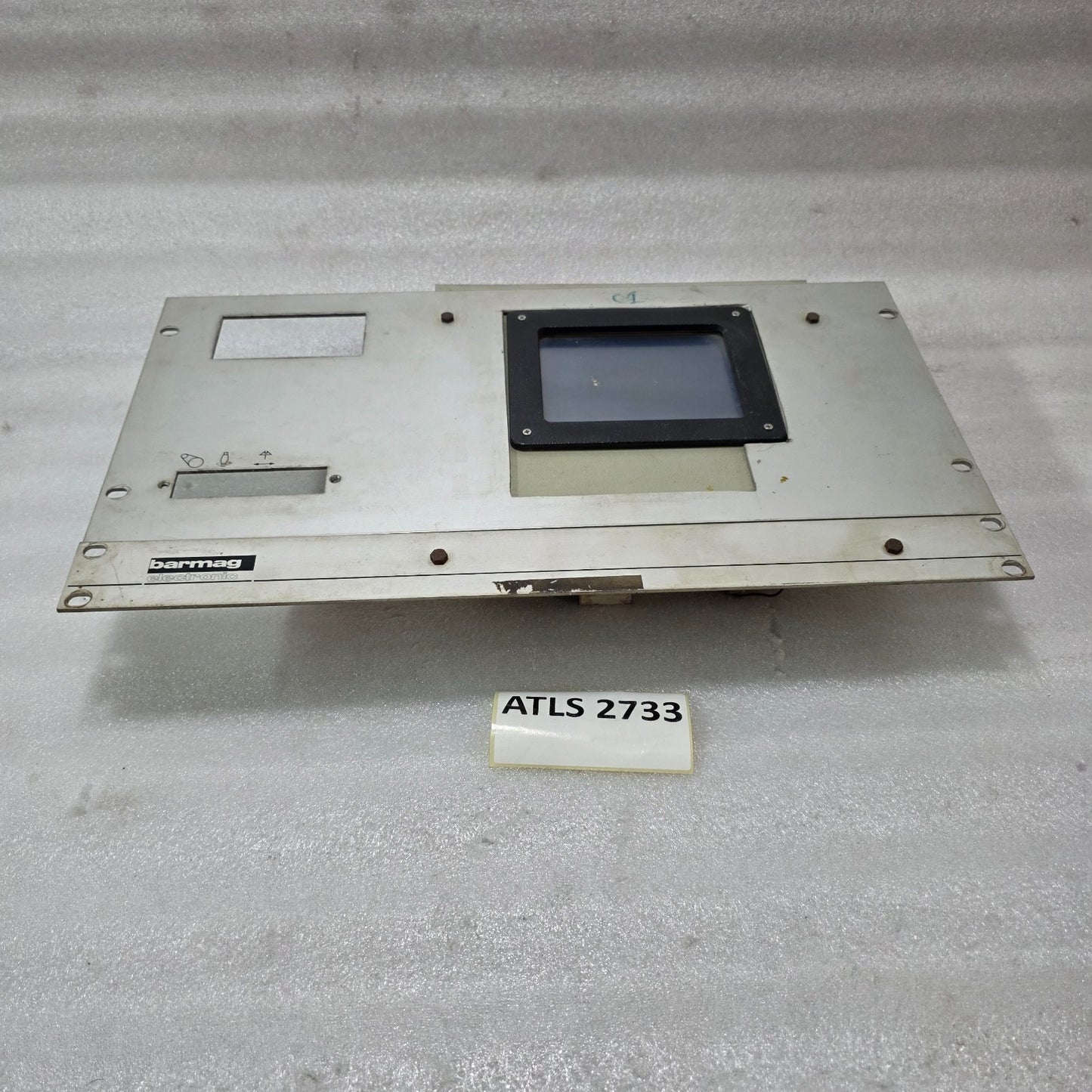 BARMAG ELECTRONIC HMI OPERATOR PANEL LPC2478_SPLCON ASM MONO LCD TEXTILE MACHINE