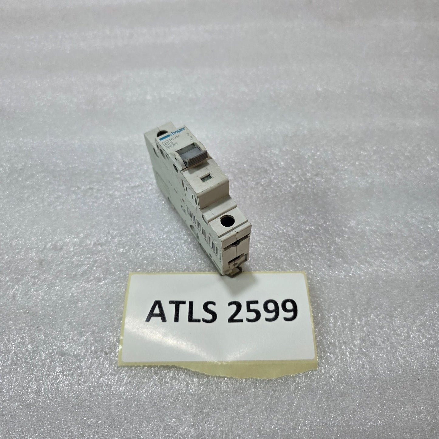 HAGER NC163N 63A 1-POLE TYPE C MCB 230V 10KA DIN RAIL MINIATURE CIRCUIT BREAKER