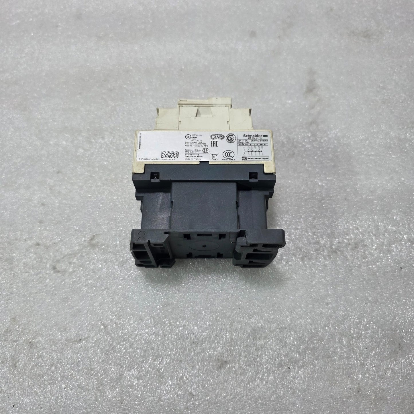 S ELECTRIC CAD32 CONTROL RELAY 3NO 2NC 10A 42VAC 50/60HZ TESYS TELEMECANIQUE