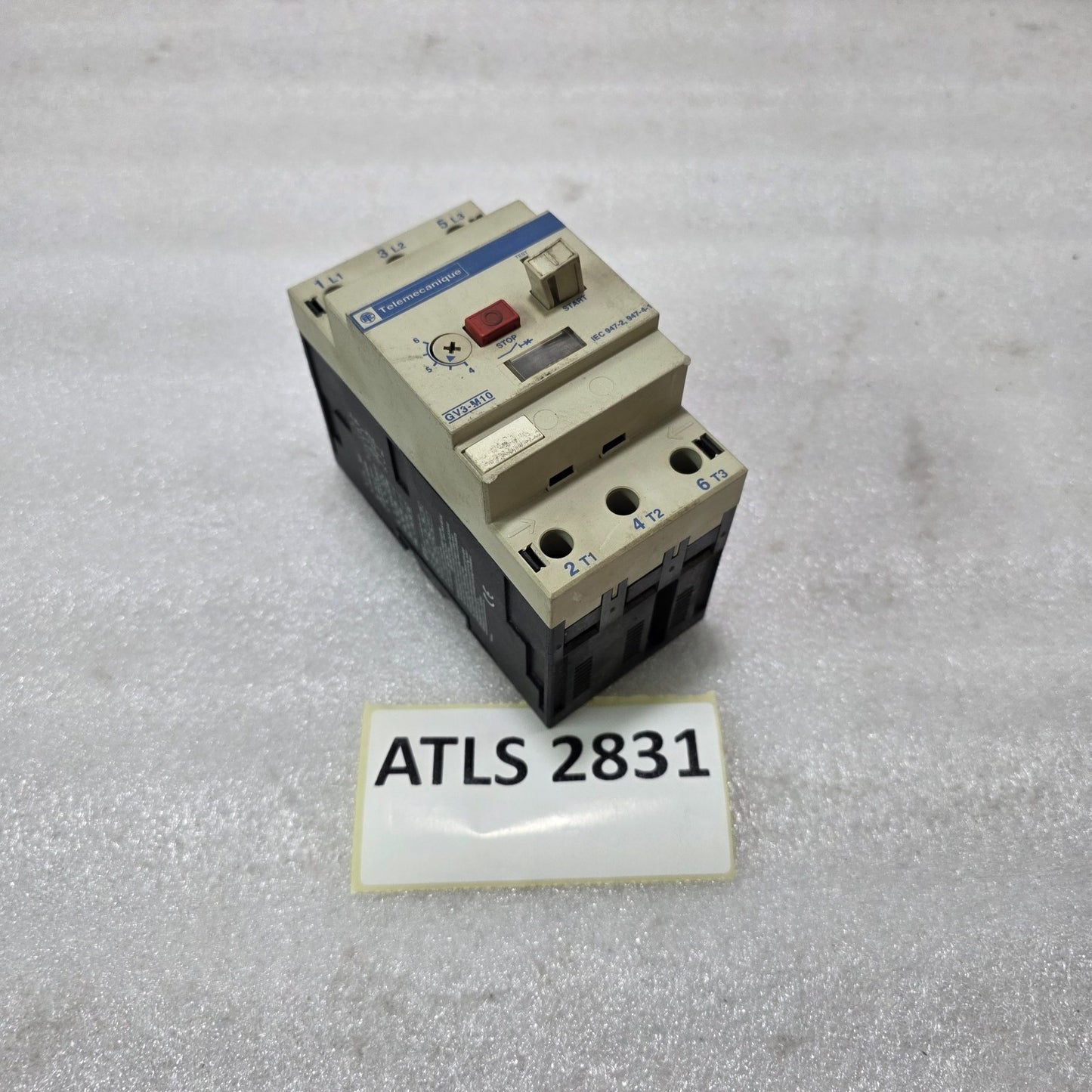 S ELECTRICS ELECTRIC / TELEMECANIQUE GV3-M10 MOTOR CIRCUIT BREAKER / MOTOR PROTE
