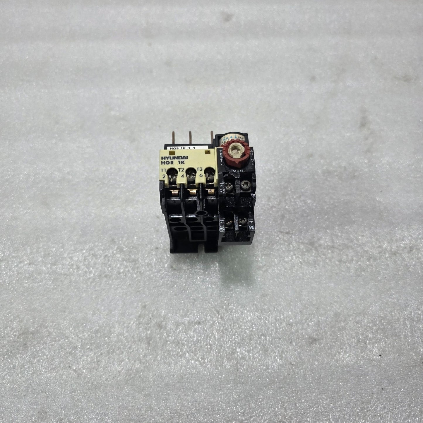 HYUNDAI HOR 1K 1.2 THERMAL OVERLOAD RELAY 3 POLE 0.8-1.2A (FLC DIAL)